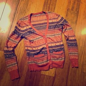 Rubbish Southwest Print Cardigan w/ front pockets
